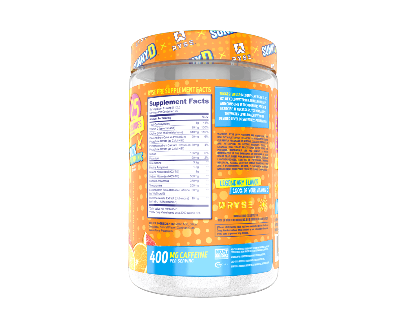 Ryse - Pre Workout Sunny D